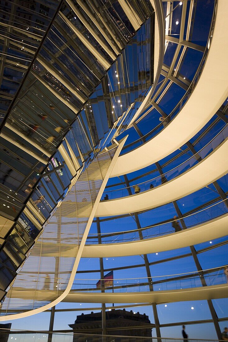 Interior of Reichstag Parliament building, Berlin, Germany, Europe