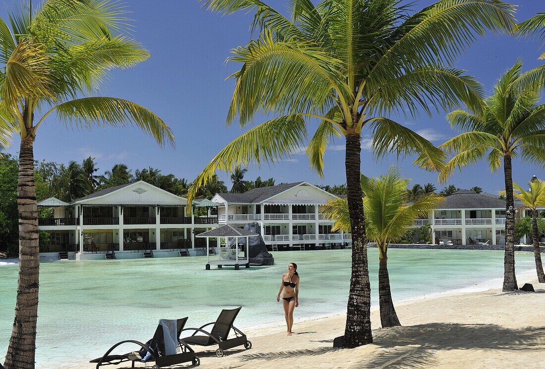 'Girl at the pool at Plantation Bay Resort in Cebu, Philippines, Southeast Asia, Asia'10;'