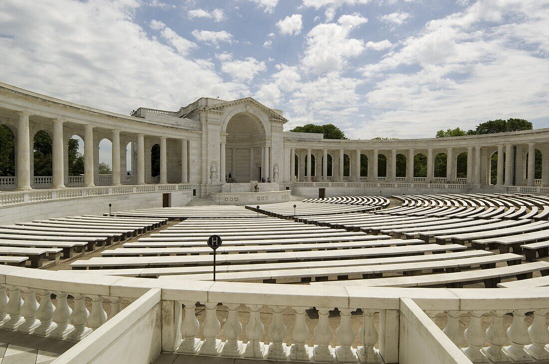 The Memorial Amphitheatre, Arlington National Cemetery, Arlington, Virginia, United States of America, North America