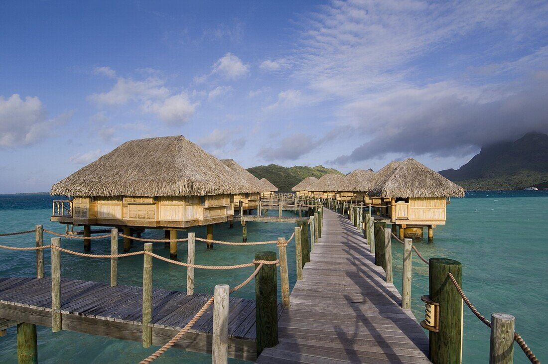 Pearl Beach Resort, Bora-Bora, Leeward group, Society Islands, French Polynesia, Pacific Islands, Pacific