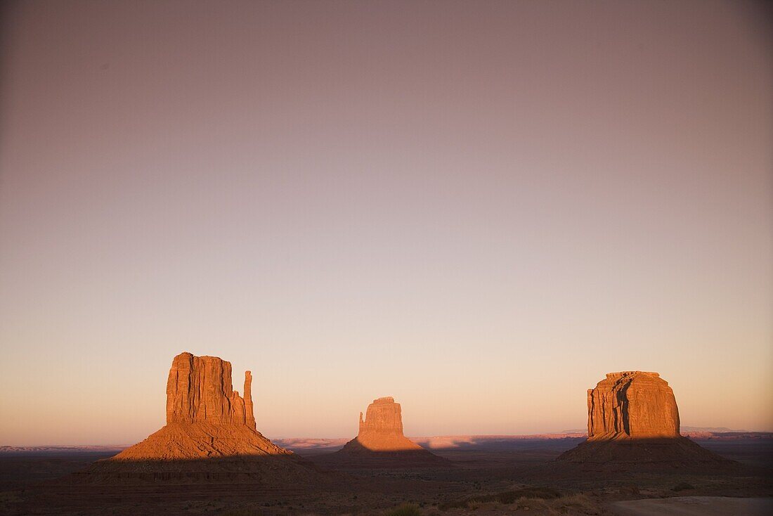 Monument Valley Navajo Tribal Park, Utah Arizona border area, United States of America, North America