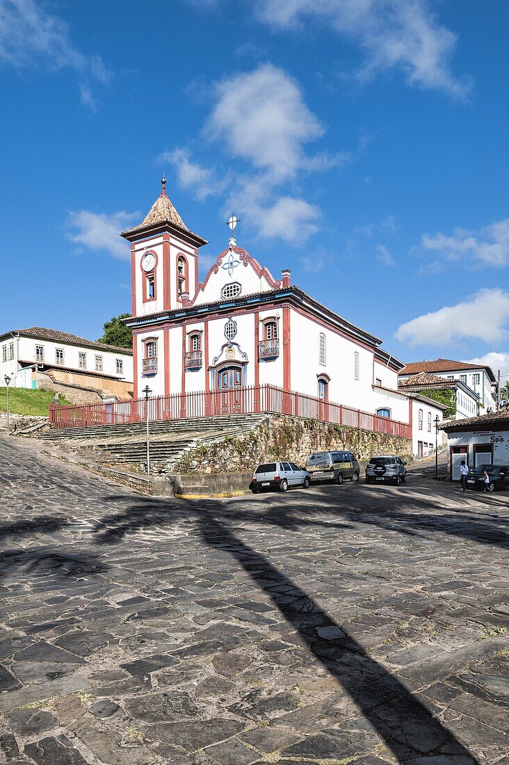 Sao Francisco de Assis Church, Diamantina, UNESCO World Heritage Site, Minas Gerais, Brazil, South America