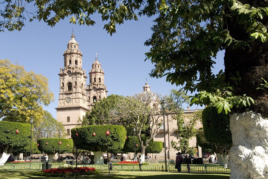 Catedral, Morelia, Michoacan, Mexico, North America