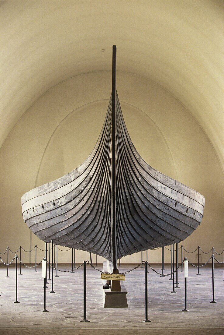 Gokstad Ship, Viking Ship Museum, Bygdoy, Oslo, Norway, Scandinavia, Europe