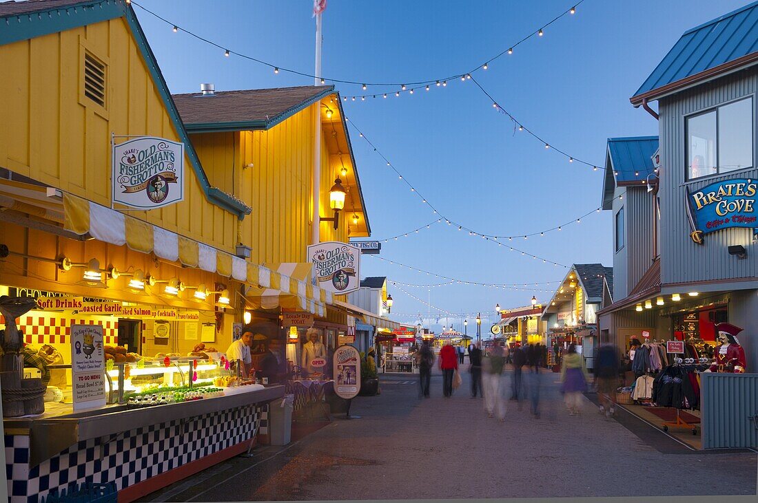 Old Fishermans Wharf, Monterey, California, United States of America, North America