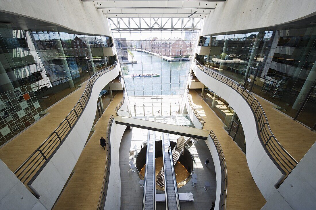 Interior of the Royal Library, Copenhagen, Denmark, Scandinavia, Europe