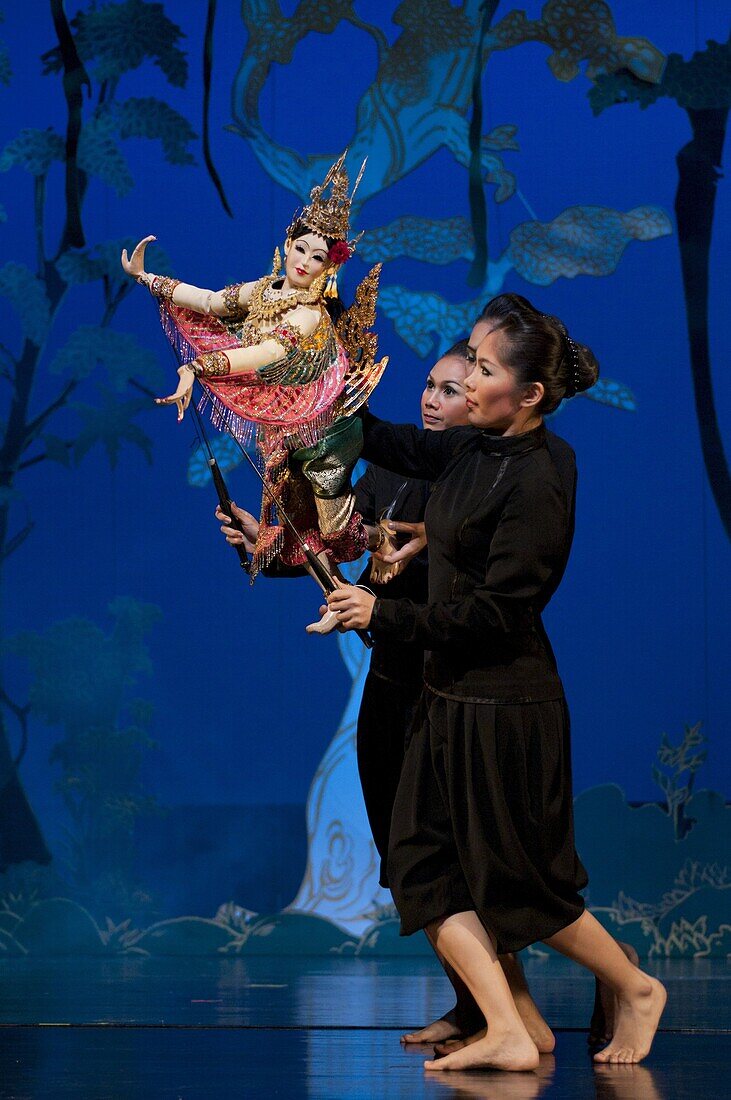 Puppet show, Aksra Theater, Bangkok, Thailand, Southeast Asia, Asia