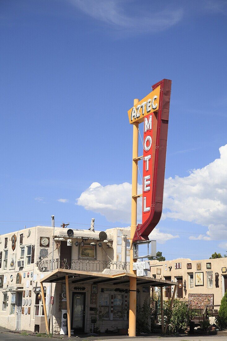 Motel, Route 66, Albuquerque, New Mexico, United States of America, North America