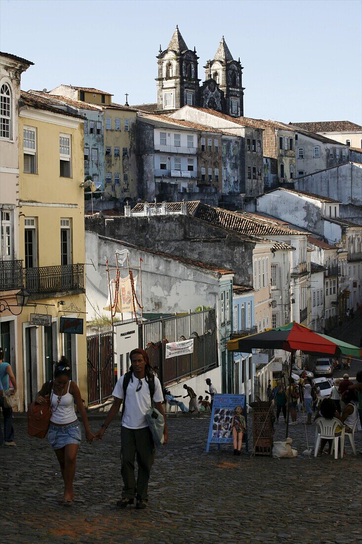 Pelourinho district, Salvador de Bahia, Brazil, South America