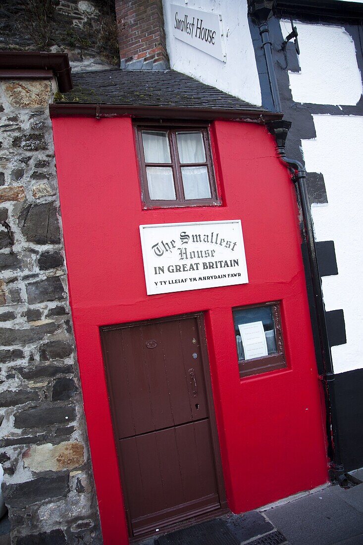 Smallest house in the United Kingdom, Conwy, Wales, United Kingdom, Europe