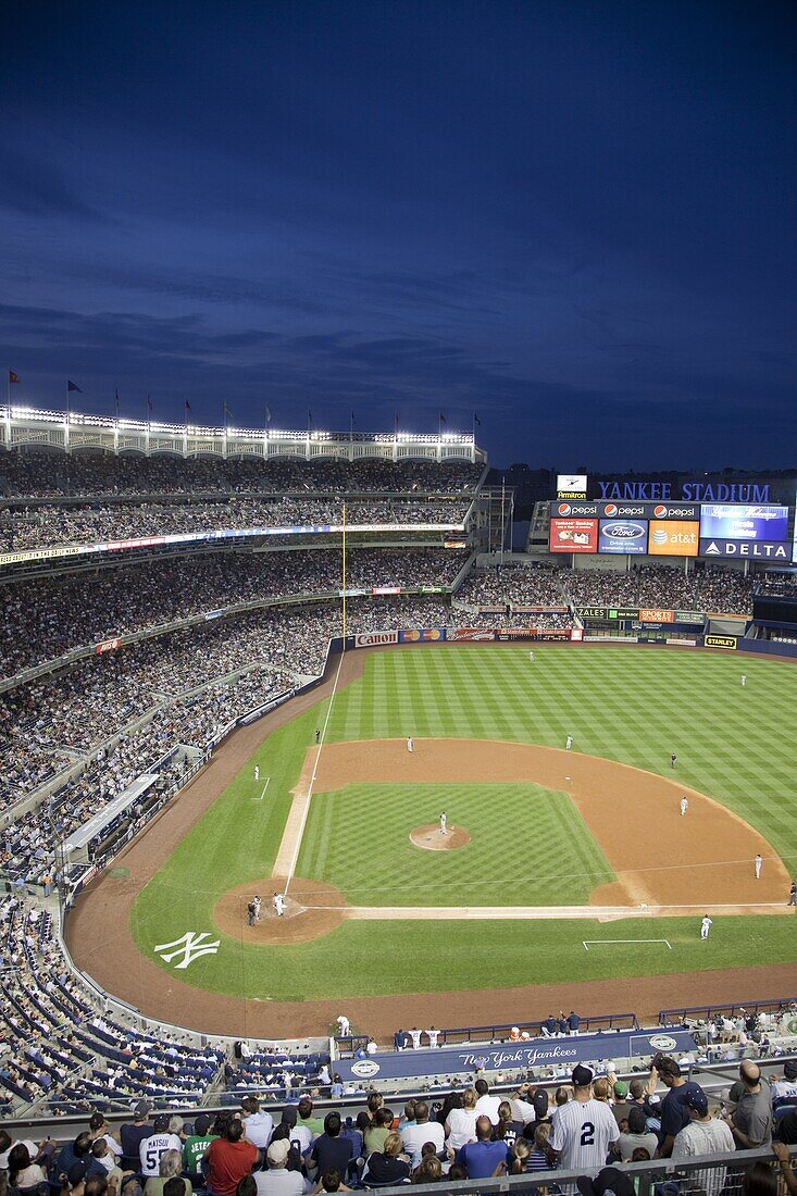 New Yankee Stadium, located in the Bronx, New York, United States of America, North America