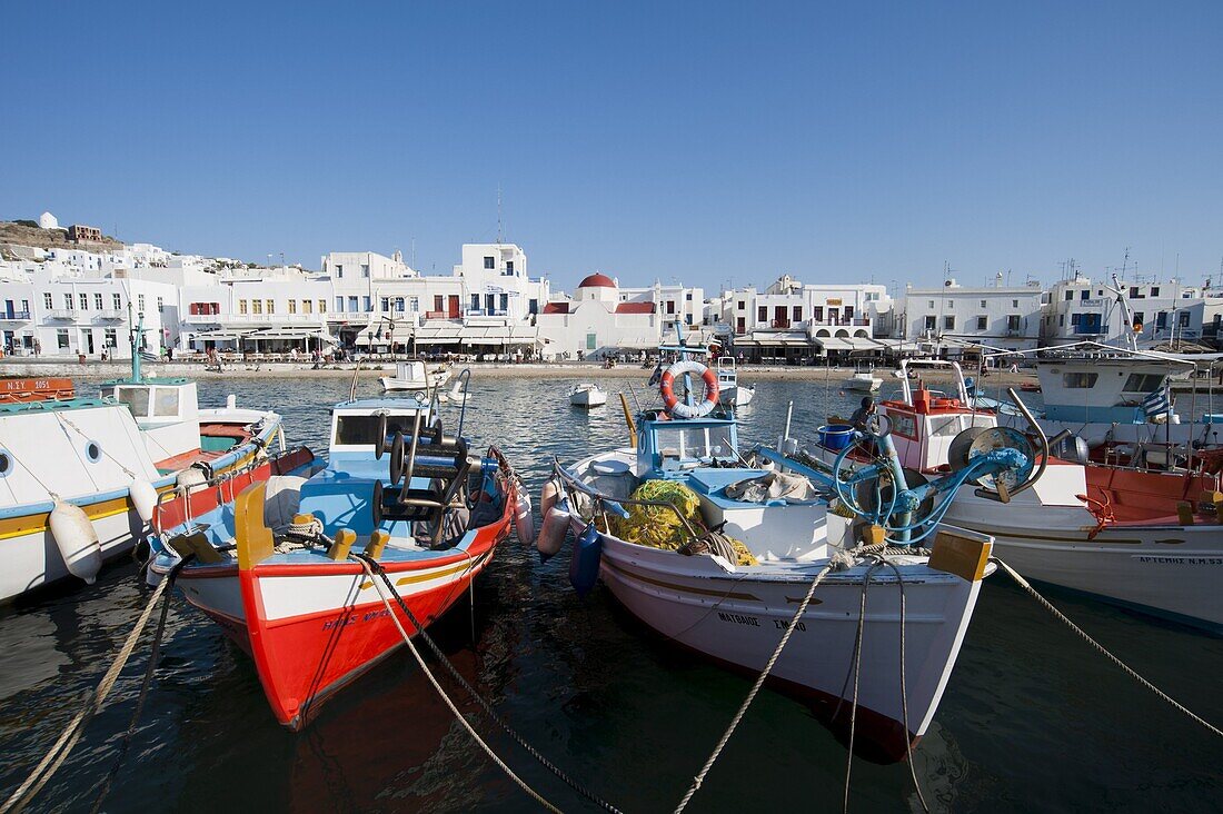 Mykonos Town, Chora, Mykonos, Cyclades, Greek Islands, Greece, Europe