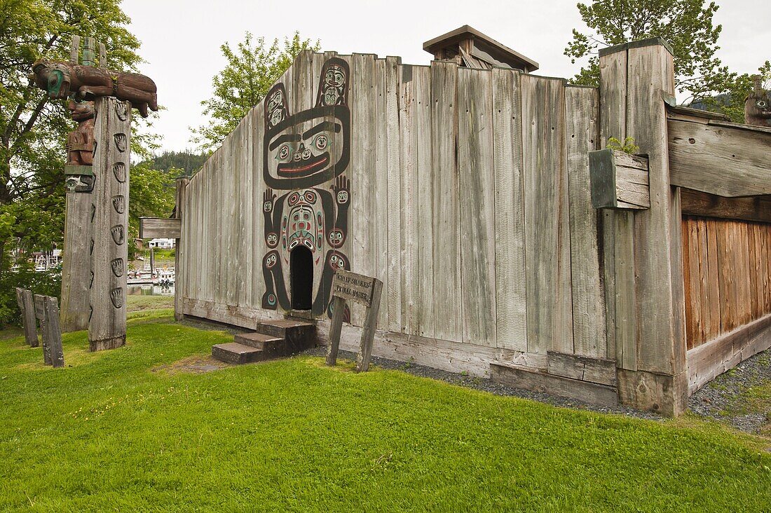 Chief Shakes Tribal House, historic site, Wrangell, Southeast Alaska, United States of America, North America