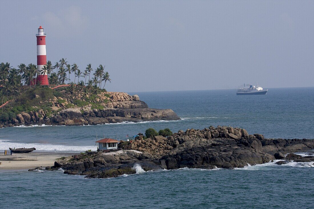 Lighthouse, Vizhinjam, Trivandrum, Kerala, India, Asia