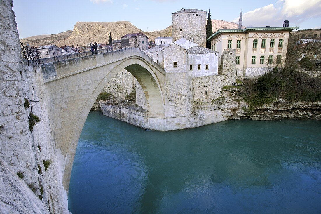 Stari Most Bridge, Mostar, UNESCO World Heritage Site, Bosnia, Bosnia Herzegovina, Europe