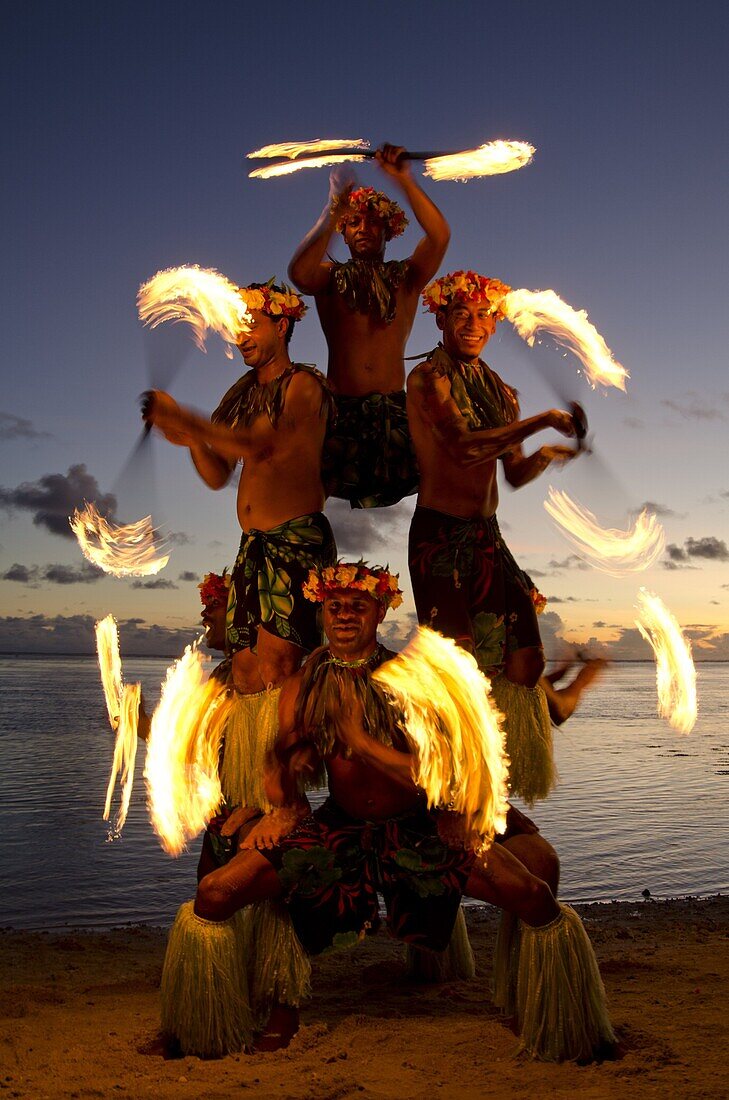 Fire Dance, Viti Levu, Fiji, Melanesia, Oceania, Pacific Islands, Pacific