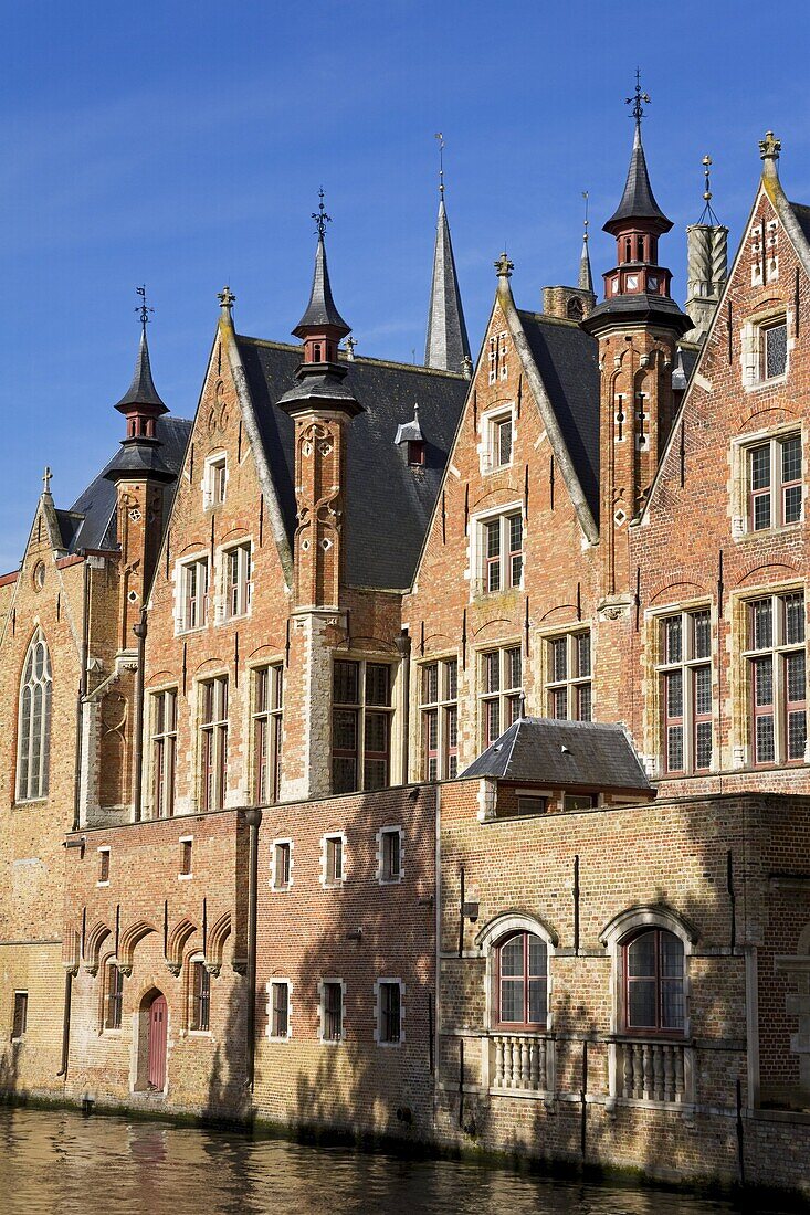 Bruges Museum-Stadhuis in the Burg, Bruges, West Flanders, Belgium, Europe