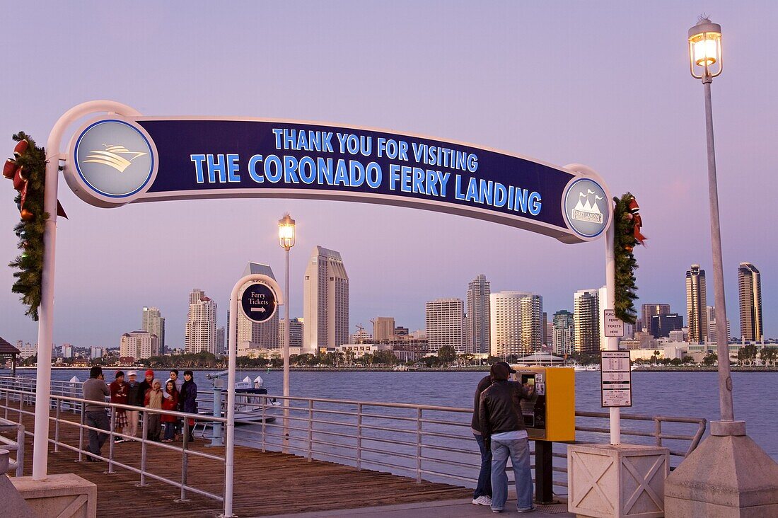 Ferry Landing on Coronado Island, San Diego, California, United States of America, North America