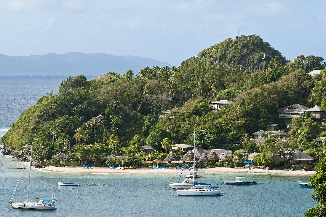 Young Island Resort, St. Vincent and The Grenadines, Windward Islands, West Indies, Caribbean, Central America