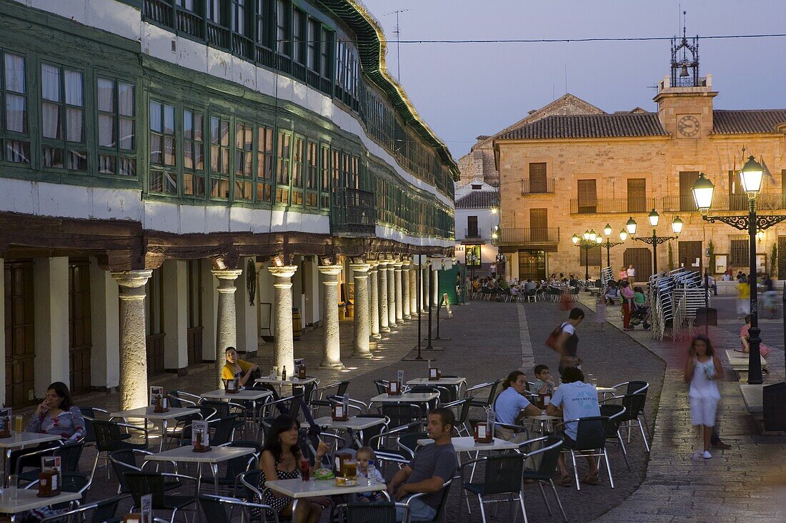 Plaza Mayor, Almagro, Castilla-La Mancha, Spain, Europe