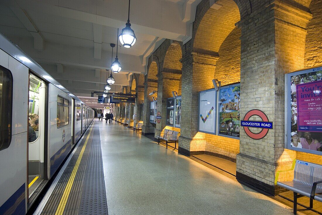 Gloucester Road tube station London License image 71038835