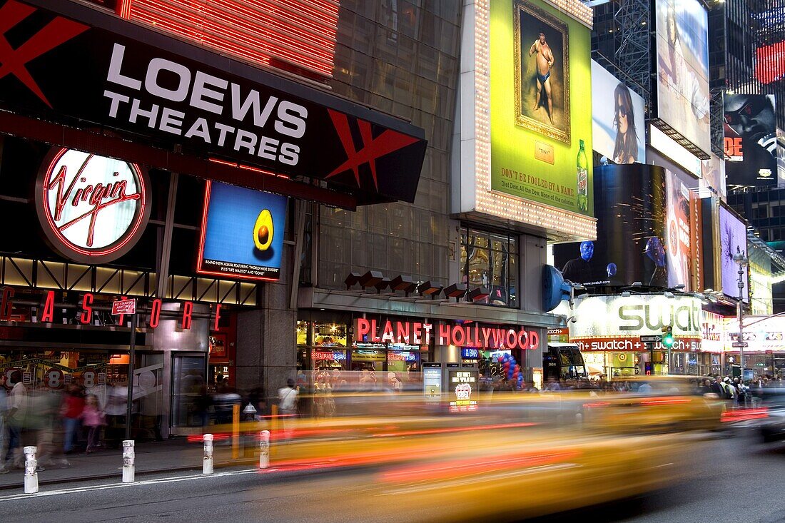 Times Square, Midtown Manhattan, New York City, New York, United States of America, North America