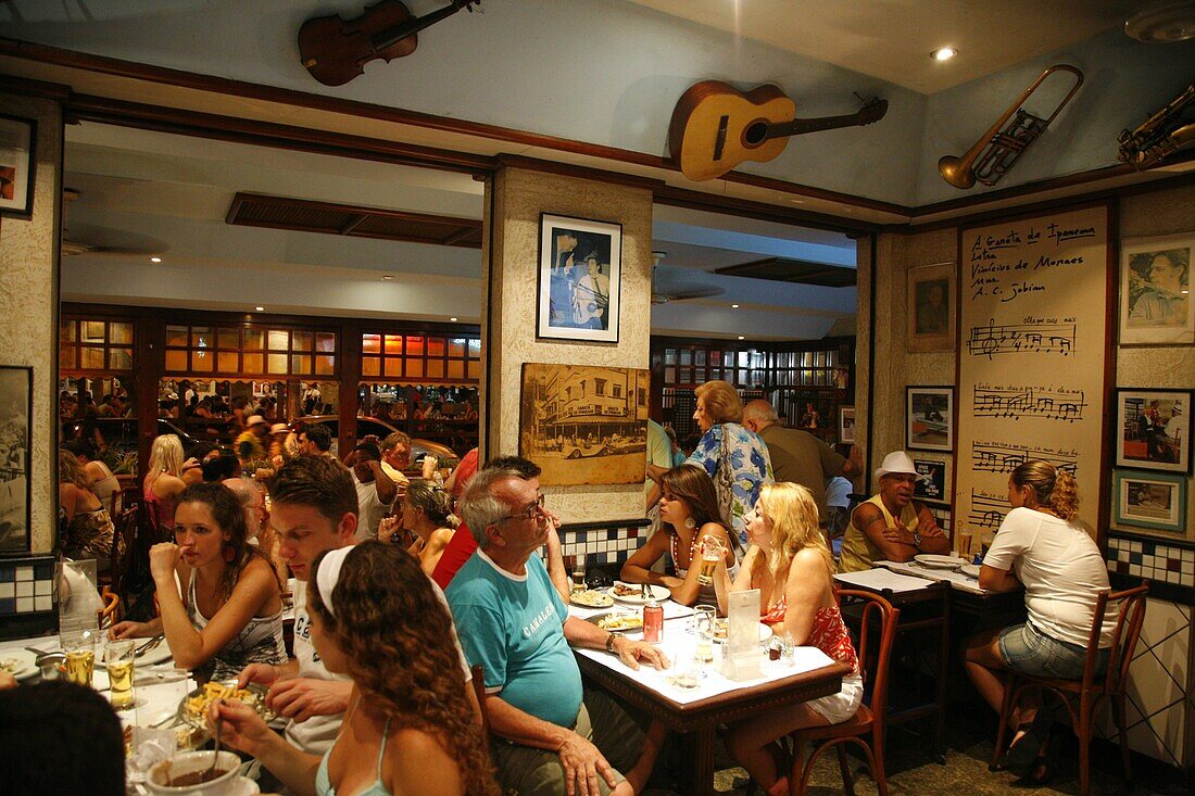 The famous A Garota de Ipanema bar, Rio de Janeiro, Brazil, South America