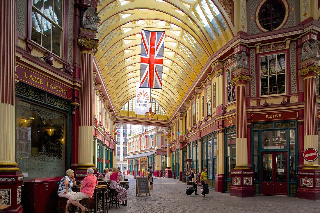 Leadenhall Market, City of London, London, England, United Kingdom, Europe