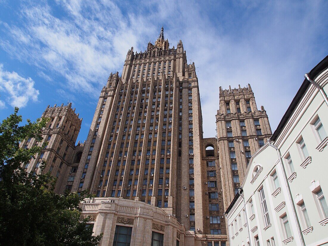 The Stalin building, one of the Seven Sisters buildings, Moscow, Russia, Europe