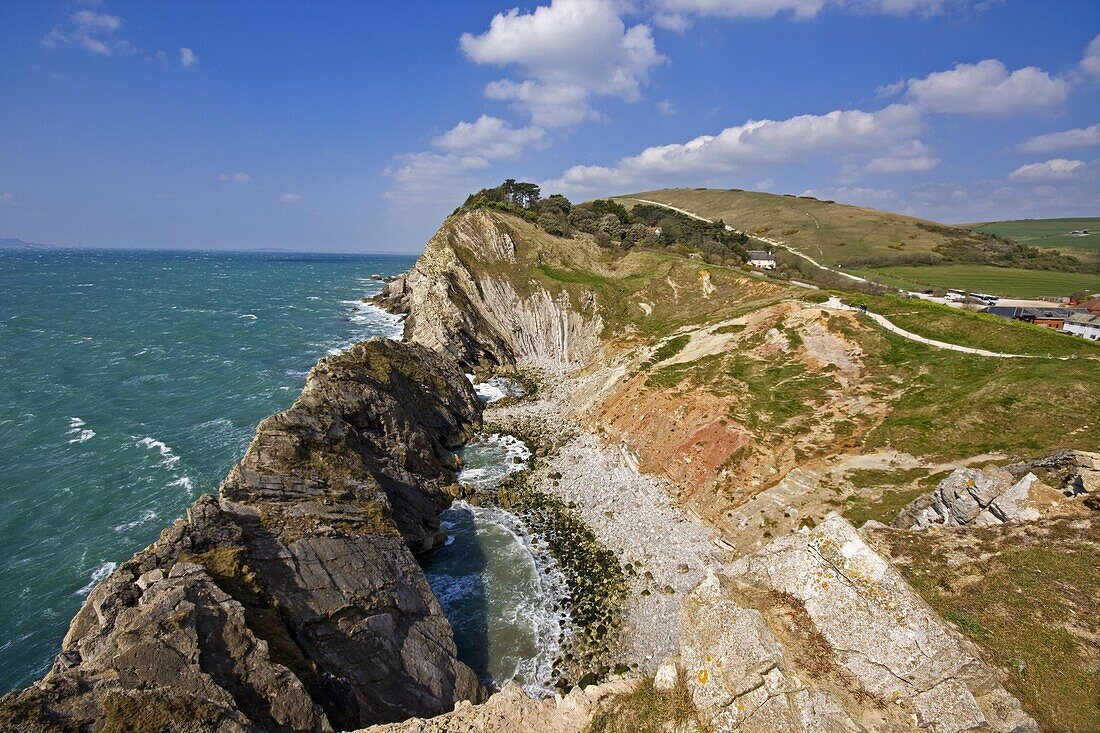 Stair Hole, Lulworth Cove, Dorset, England, United Kingdom, Europe