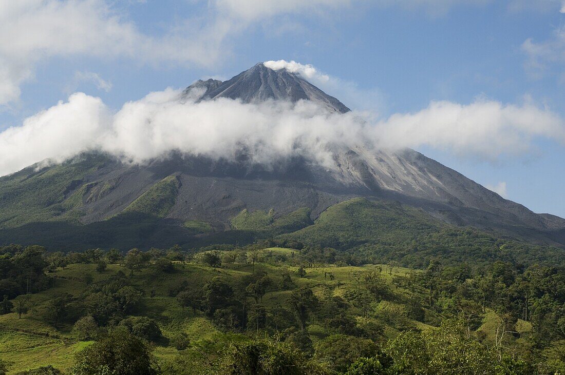 Arenal Volcano from the La Fortuna side, Costa Rica