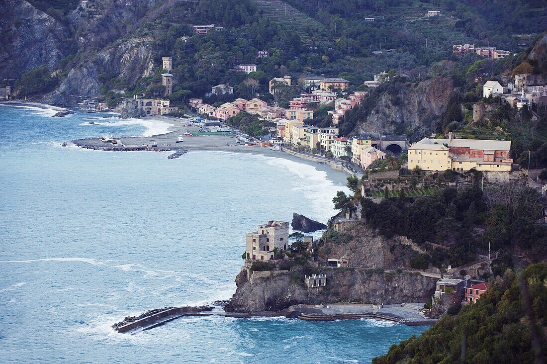 Village of Monterosso, Cinque Terre, UNESCO World Heritage Site, Liguria, Italy, Europe