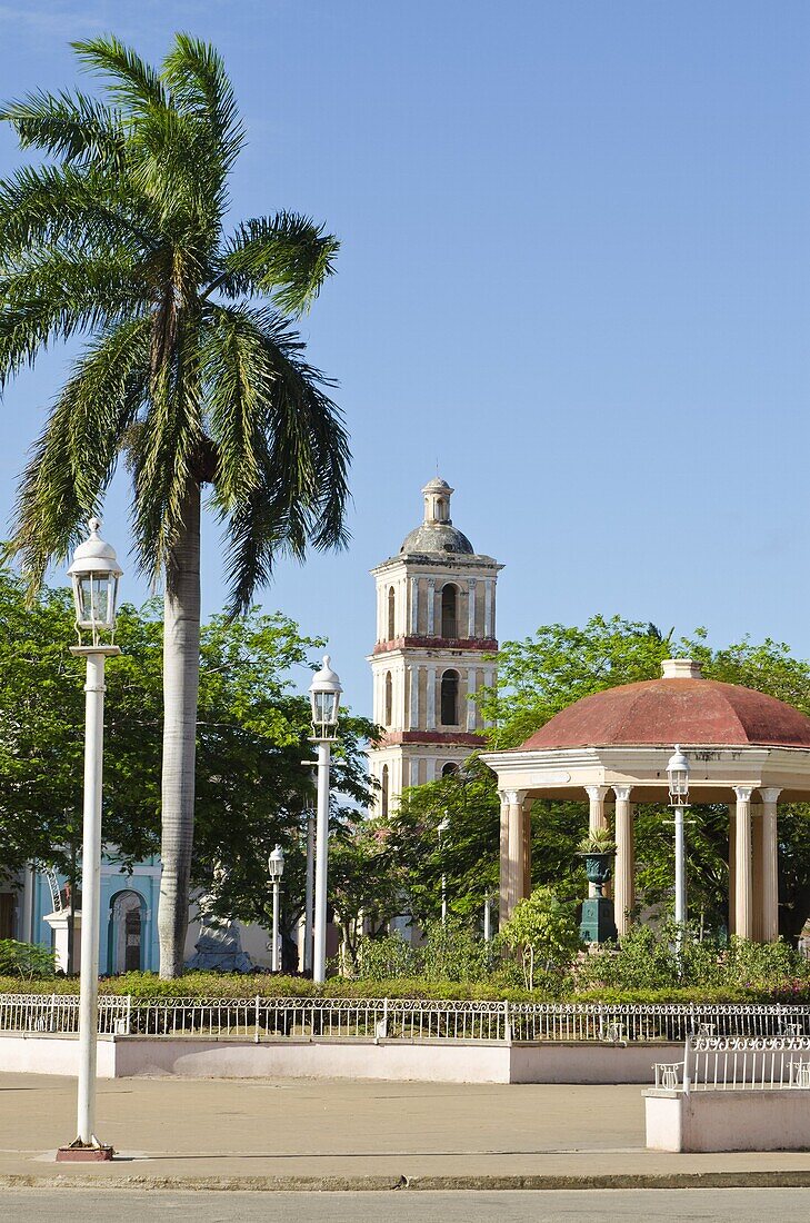 Plaza Mayor in Remedios, Cuba, West Indies, Central America