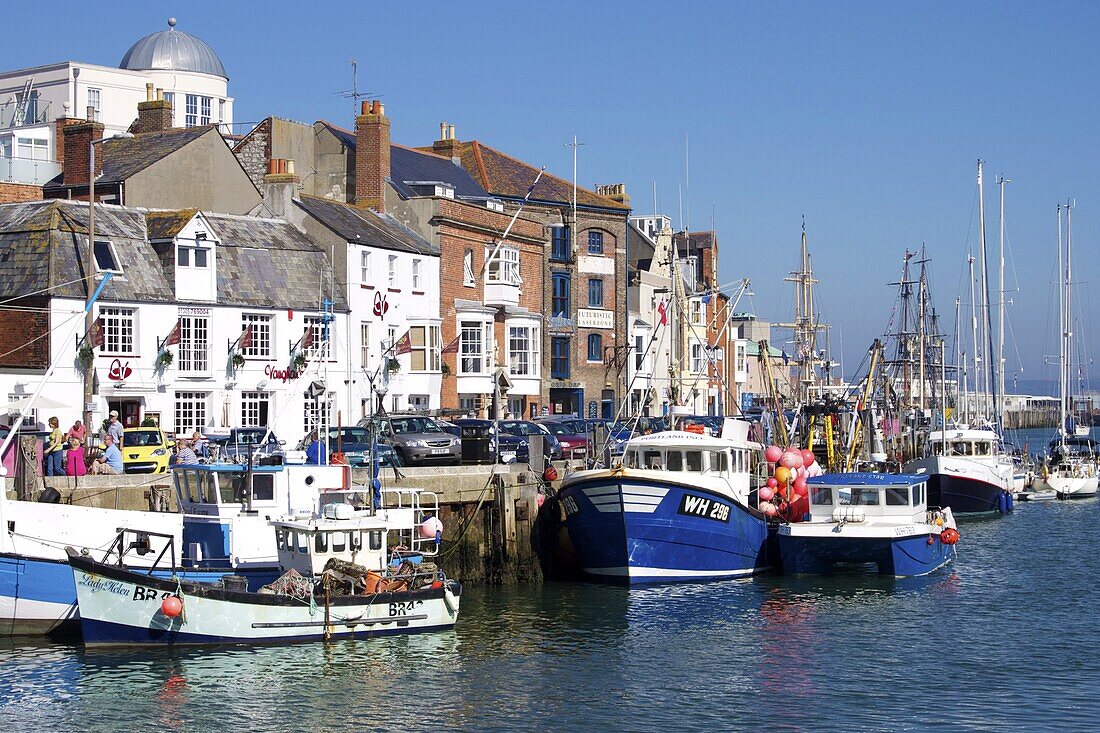 Old Town and Harbour, Weymouth, Dorset, England, United Kingdom, Europe