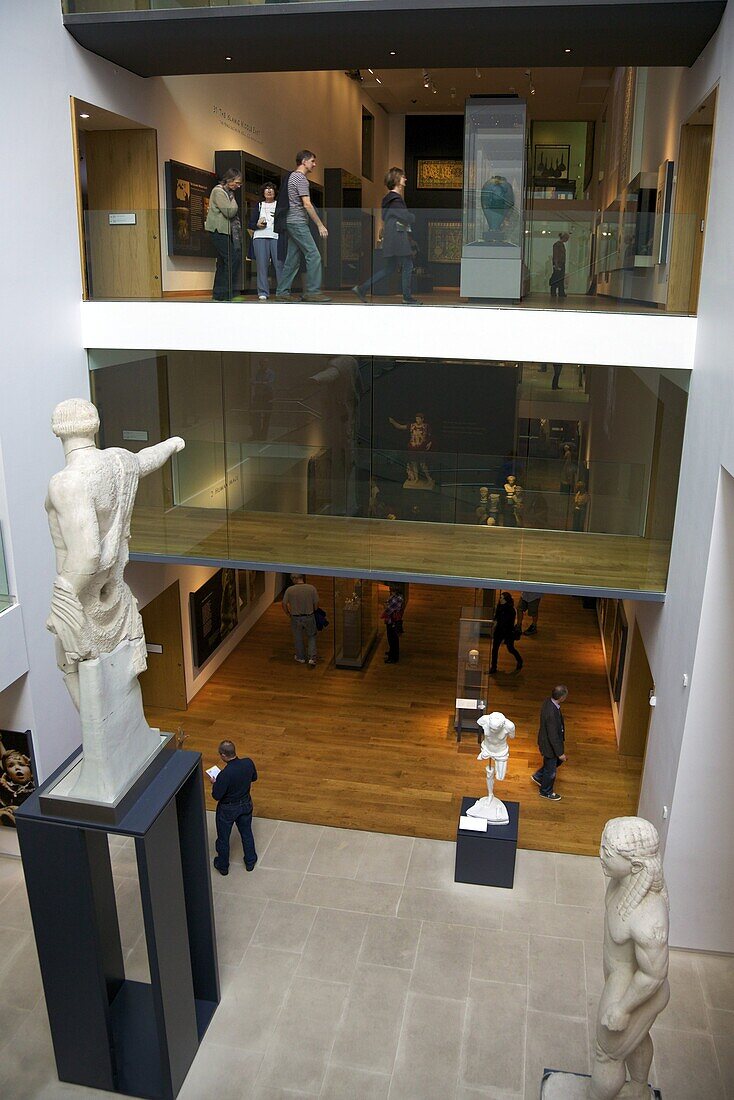 Ashmolean Museum interior, Oxford University, Oxford, Oxfordshire, England, United Kingdom, Europe