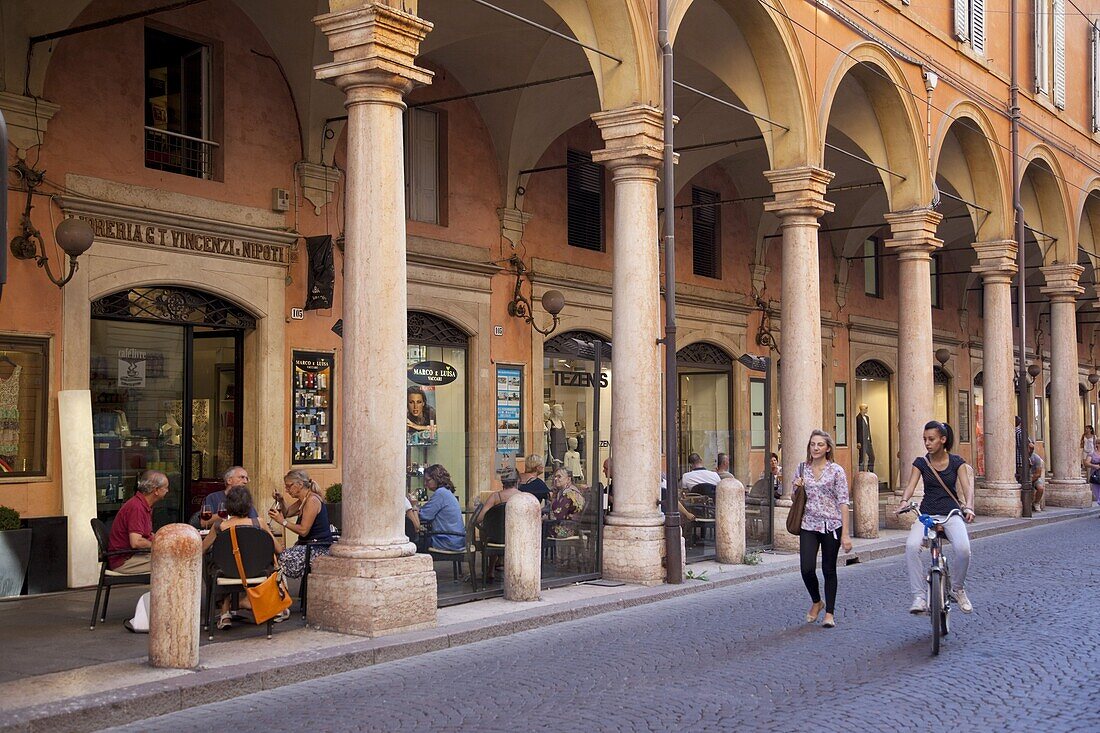 Arcades, Modena, Emilia Romagna, Italy, Europe