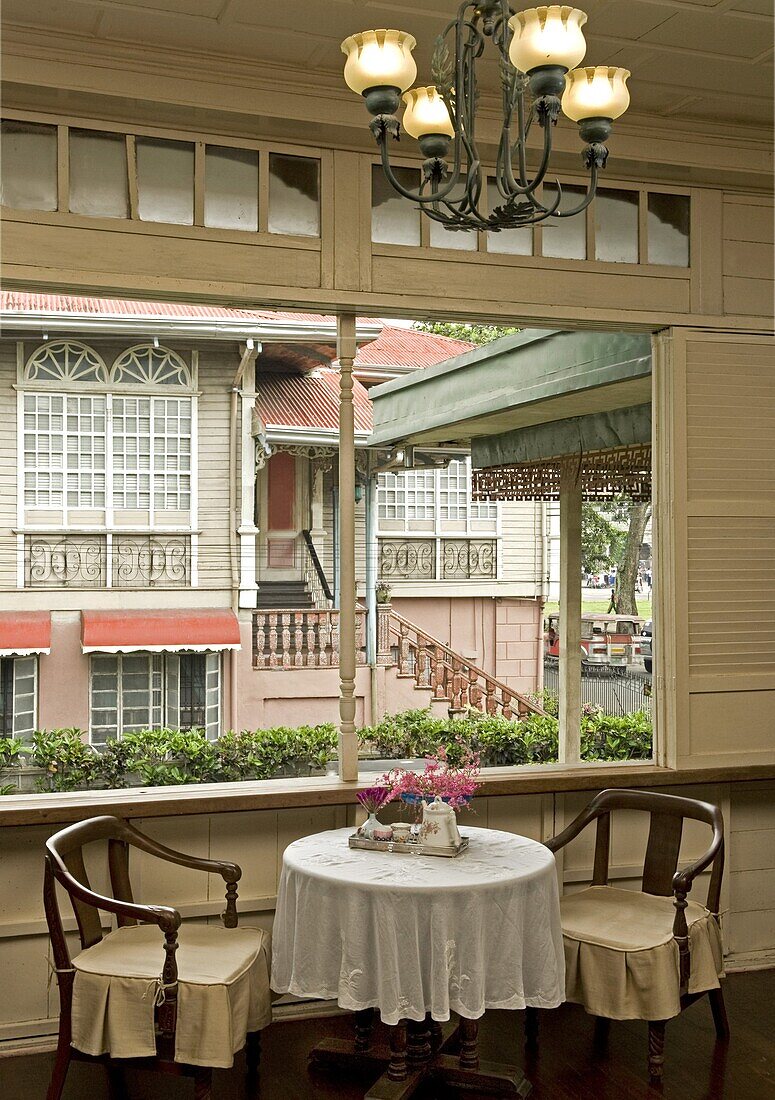 Old Filipino style house in Pila, Laguna, Philippines, Southeast Asia, Asia