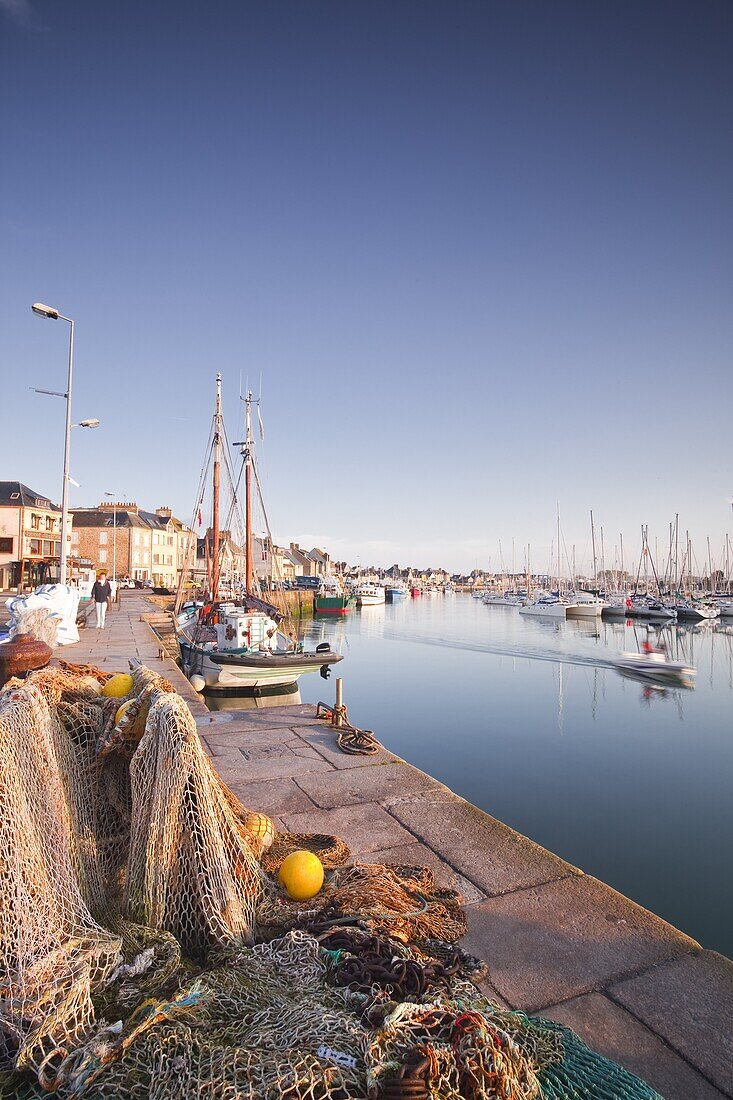 The small fishing port of Saint Vaast La Hougue, Cotentin Peninsula, Normandy, France, Europe