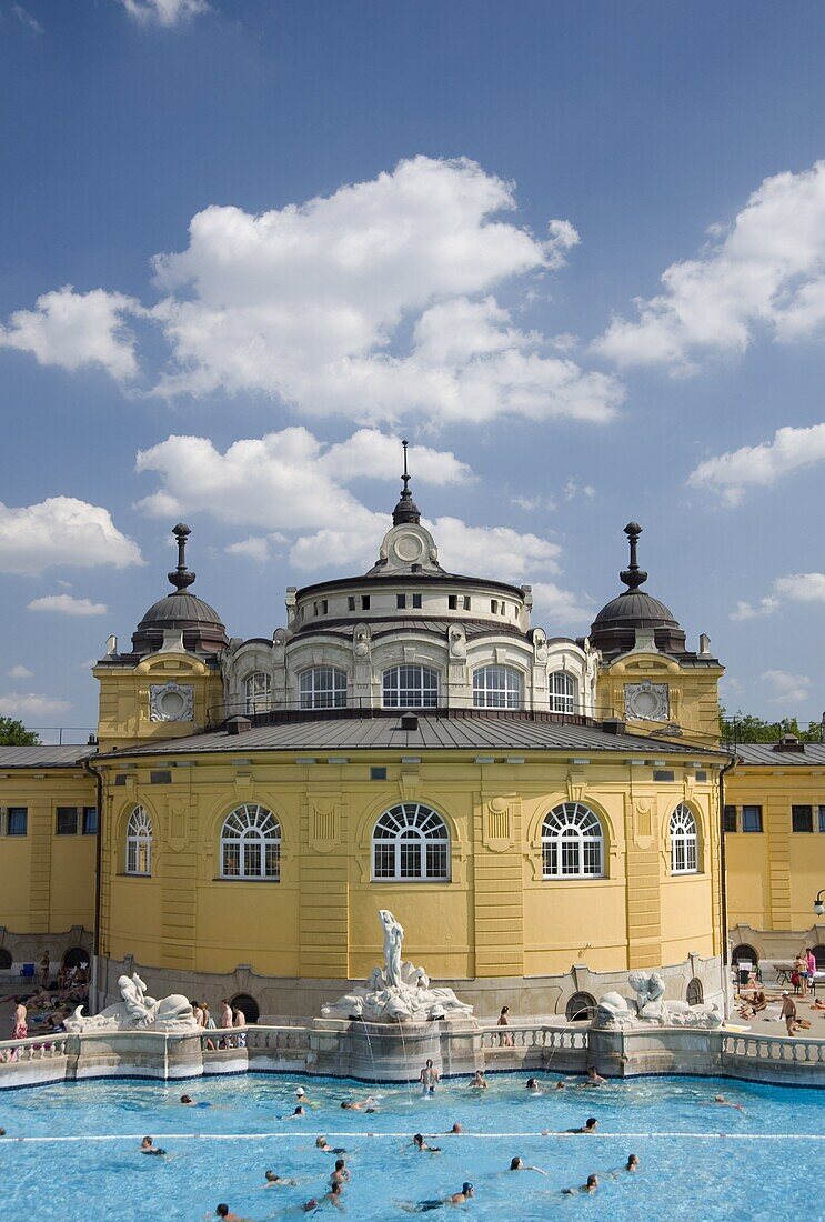 The Szechenyi Baths, Budapest, Hungary, Europe