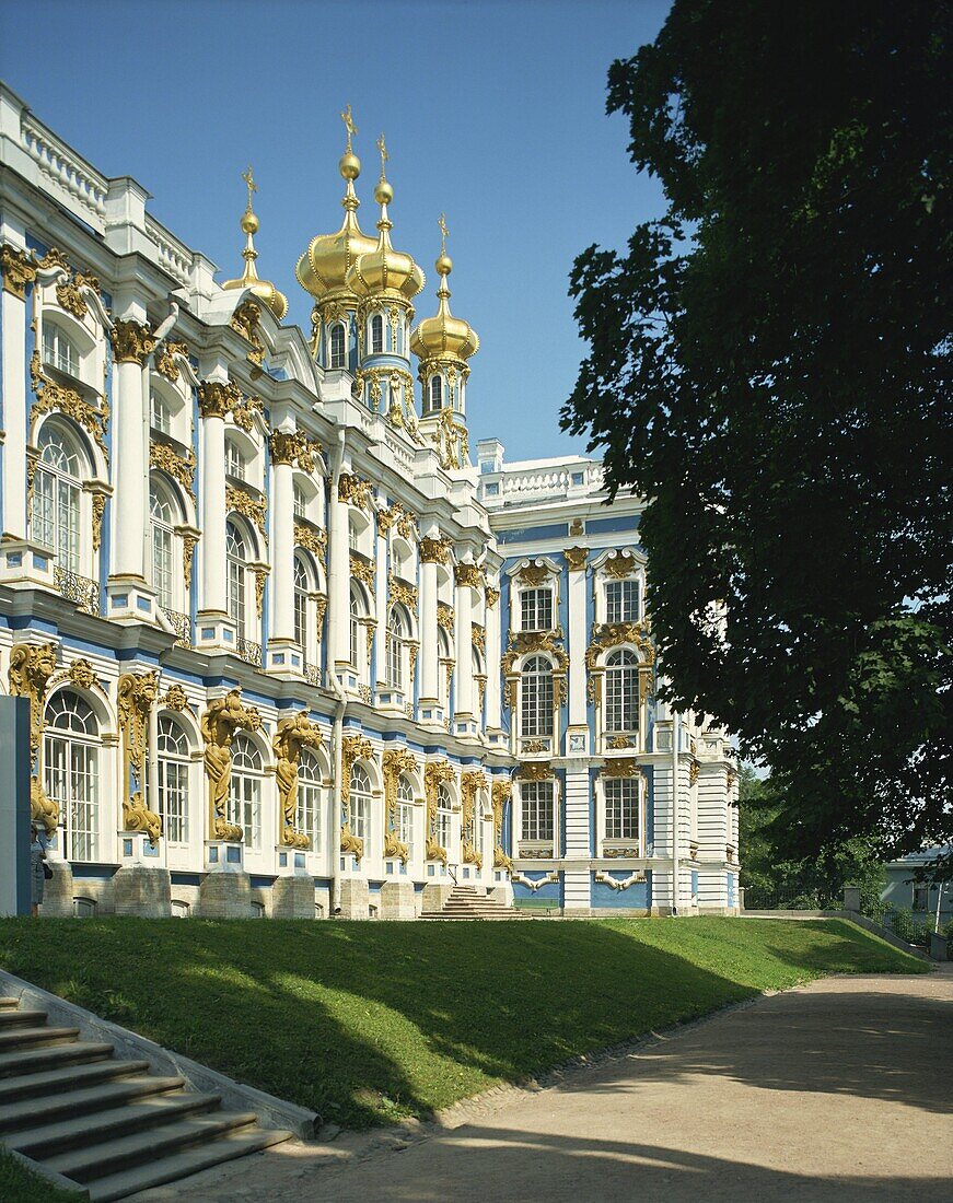 Catherine Palace near St. Petersburg, Russia, Europe