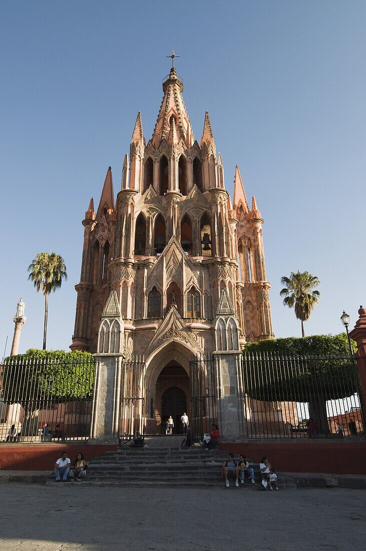 La Parroquia, a church in San Miguel de Allende (San Miguel), Guanajuato State, Mexico, North America