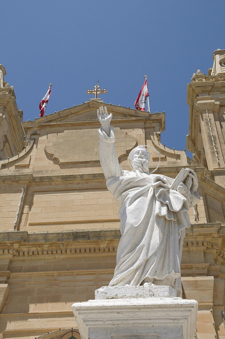 Church at Ghasri, Gozo, Malta, Europe