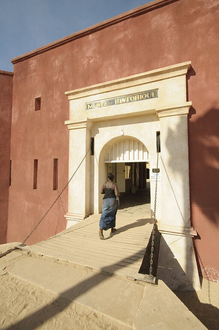 D'Estr?À es Fort now a museum of slavery, Goree Island, UNESCO World Heritage Site, near Dakar, Senegal, West Africa, Africa