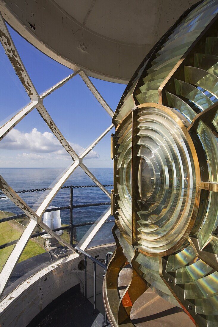 Point Vincente Lighthouse lens, Palos Verdes Peninsula, Los Angeles, California, United States of America, North America