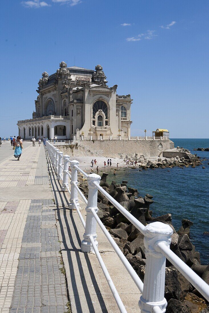 Casino, Waterfront promenade, Constanta, Romania, Europe