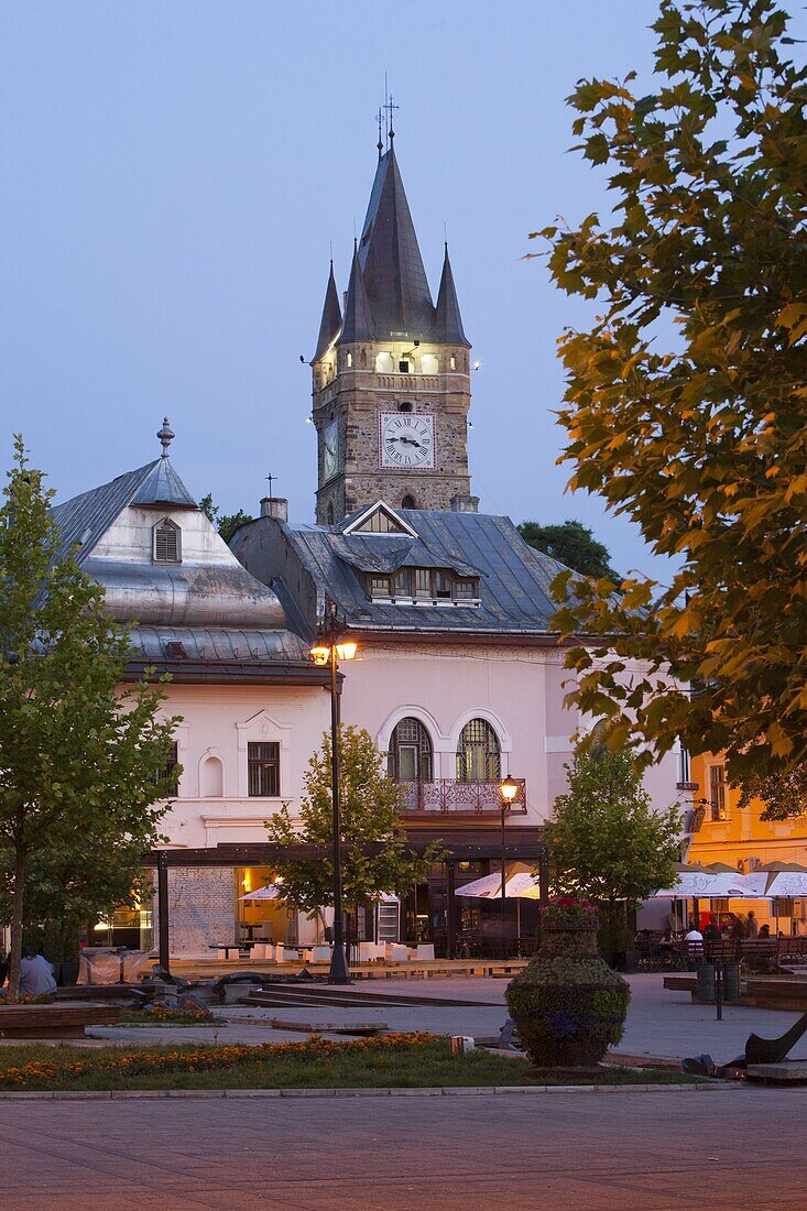 Stephen's tower, Libertatii square, Baia Mare, Maramures, Romania, Europe