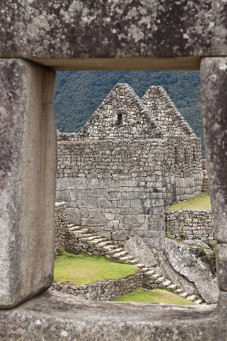 Inca ruins, Machu Picchu, UNESCO World Heritage Site, Peru, South America