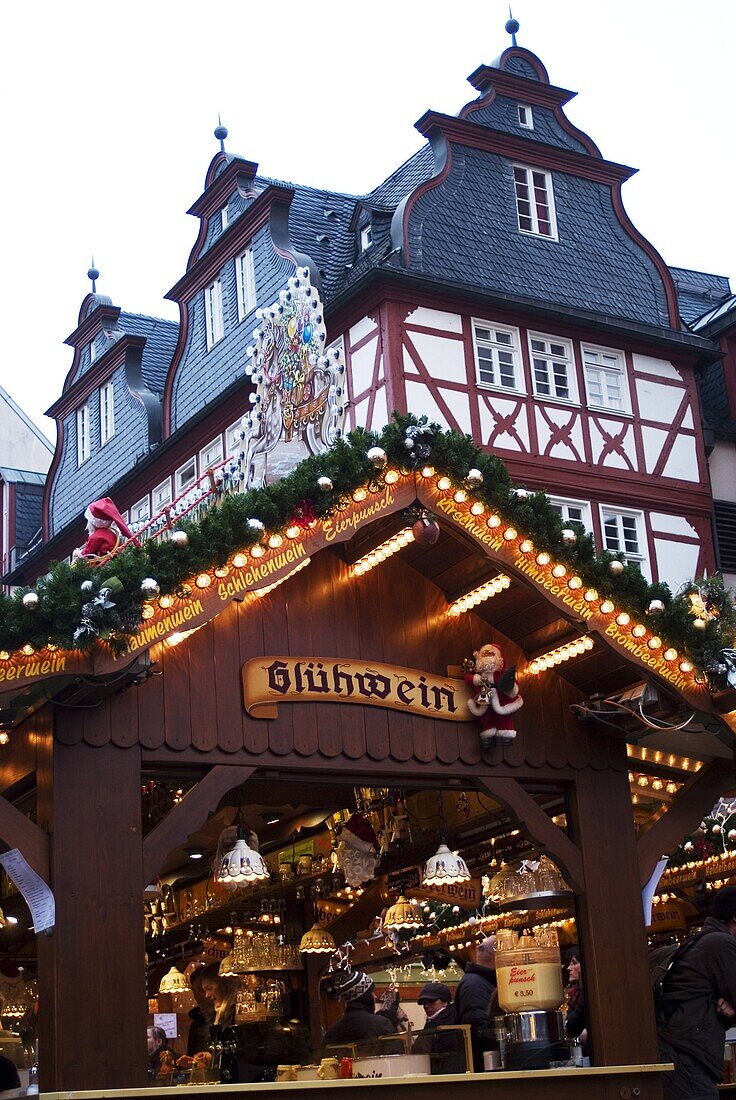 Weihnachtsmarkt (Christmas Market), Frankfurt, Hesse, Germany, Europe