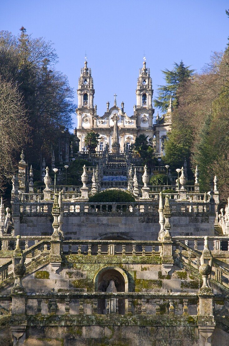 Santuario Nossa Senhora dos Remedios, UNESCO World Heritage Site, Lamego, Portugal , Europe
