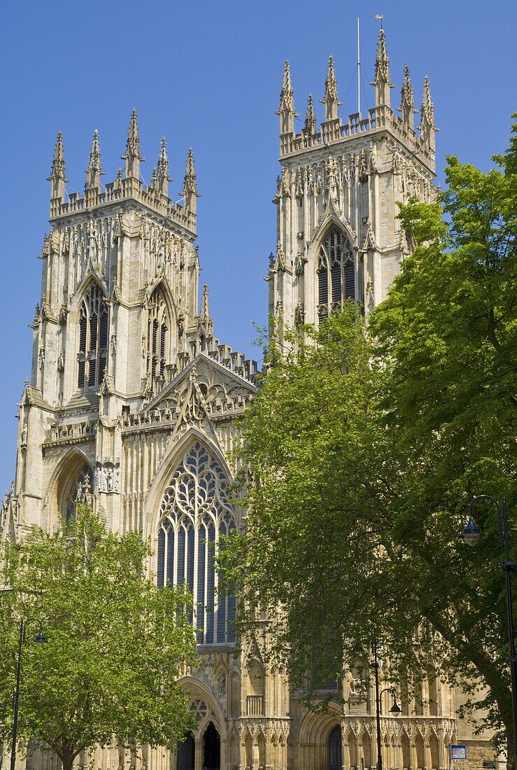 York Minster, northern Europe's largest Gothic cathedral, city of York, Yorkshire, England, United Kingdom, Europe